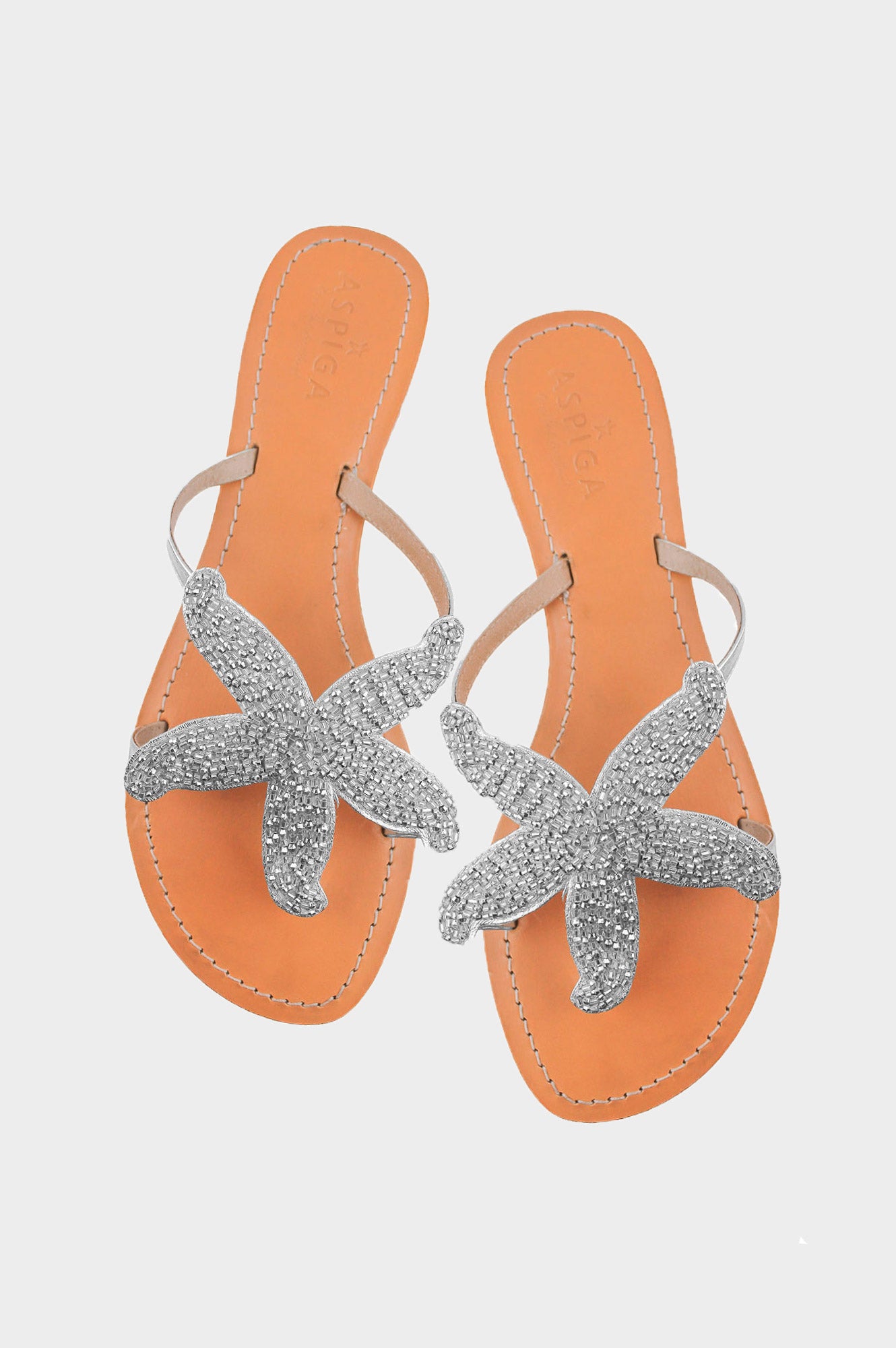 Aspiga Starfish Sandals Silver Aspiga