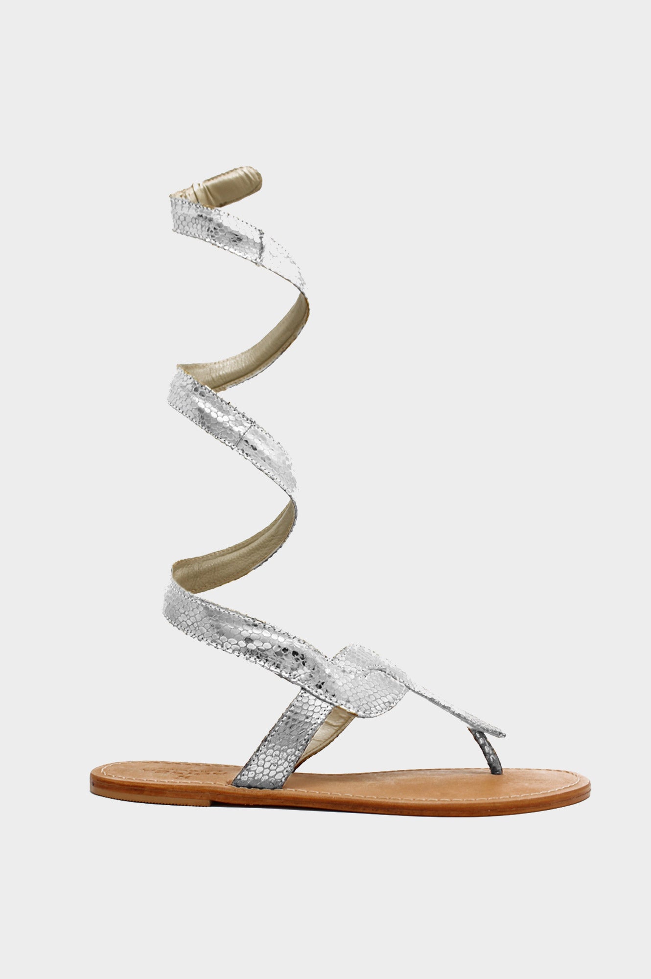 Sandals with store wrap around ankle