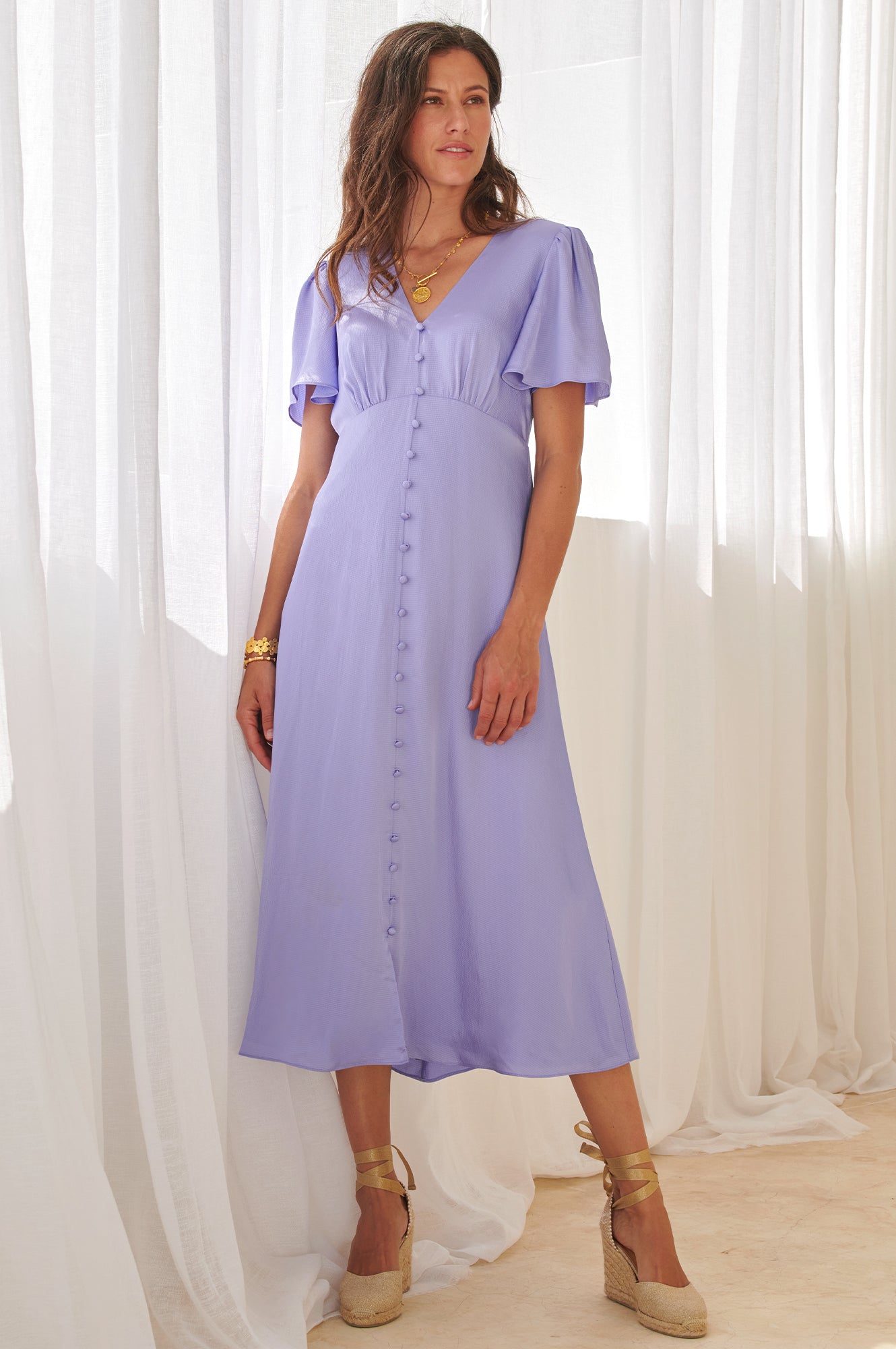 Aspiga Ladies Sustainable Sally Anne Satin Lavendar XXS XL