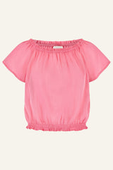 Ilana Frill Organic Cotton Gauze Top | Pink