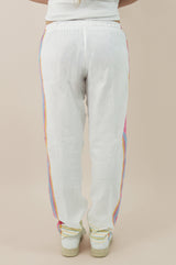 Unisex Kikoy Trousers | White/Pink