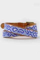 Cheetah Belt | Blue/White