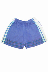 Kikoy Short Shorts | Denim Blue/White