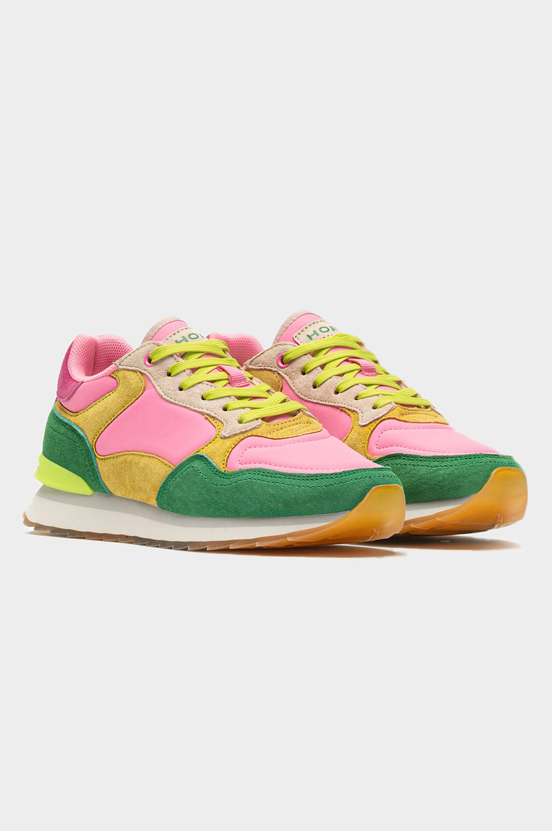 Santa Marta Trainers | Green/Pink