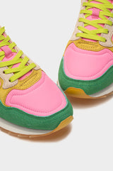 Santa Marta Trainers | Green/Pink