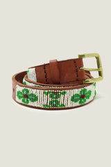 Flower Belt | White/Green