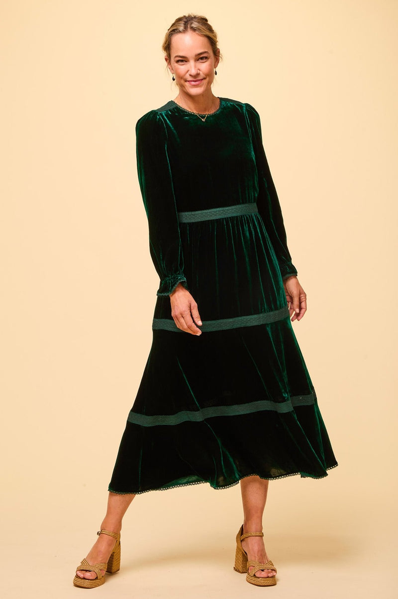 Clara Dress | Emerald