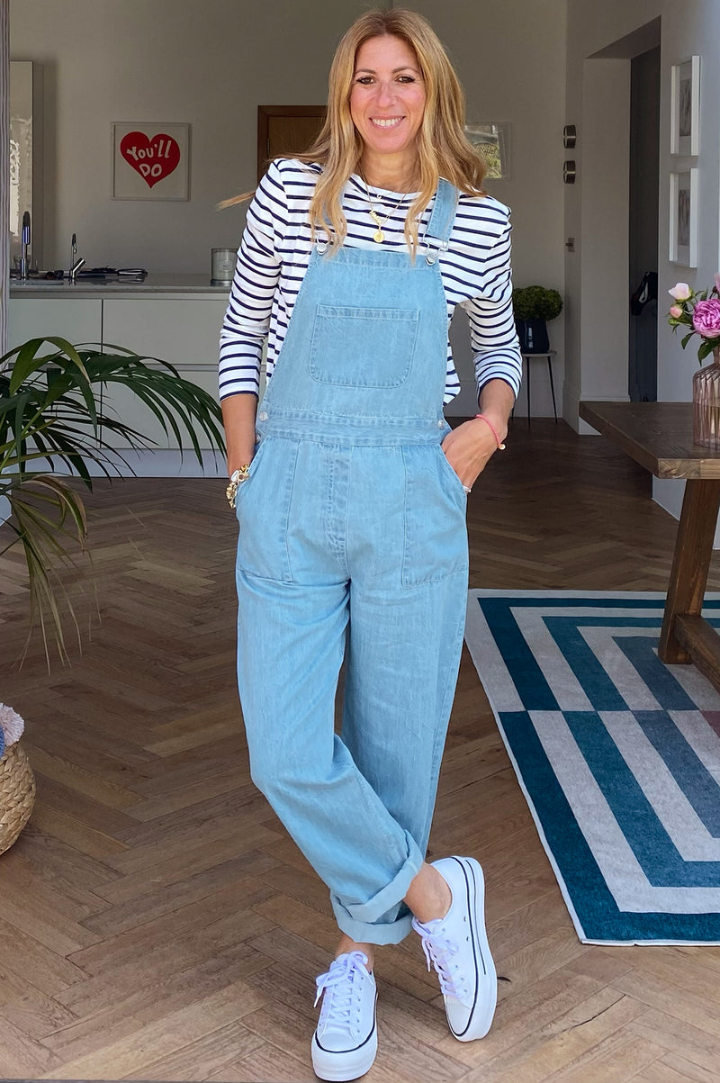 Amazon.com: Kids Girls Denim Dungaree Full Length Ripped Light Blue Jeans  Pinafore Jumpsuit: Clothing, Shoes & Jewelry