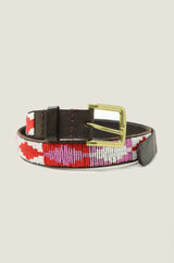 Aires Belt | Pink/White/Red