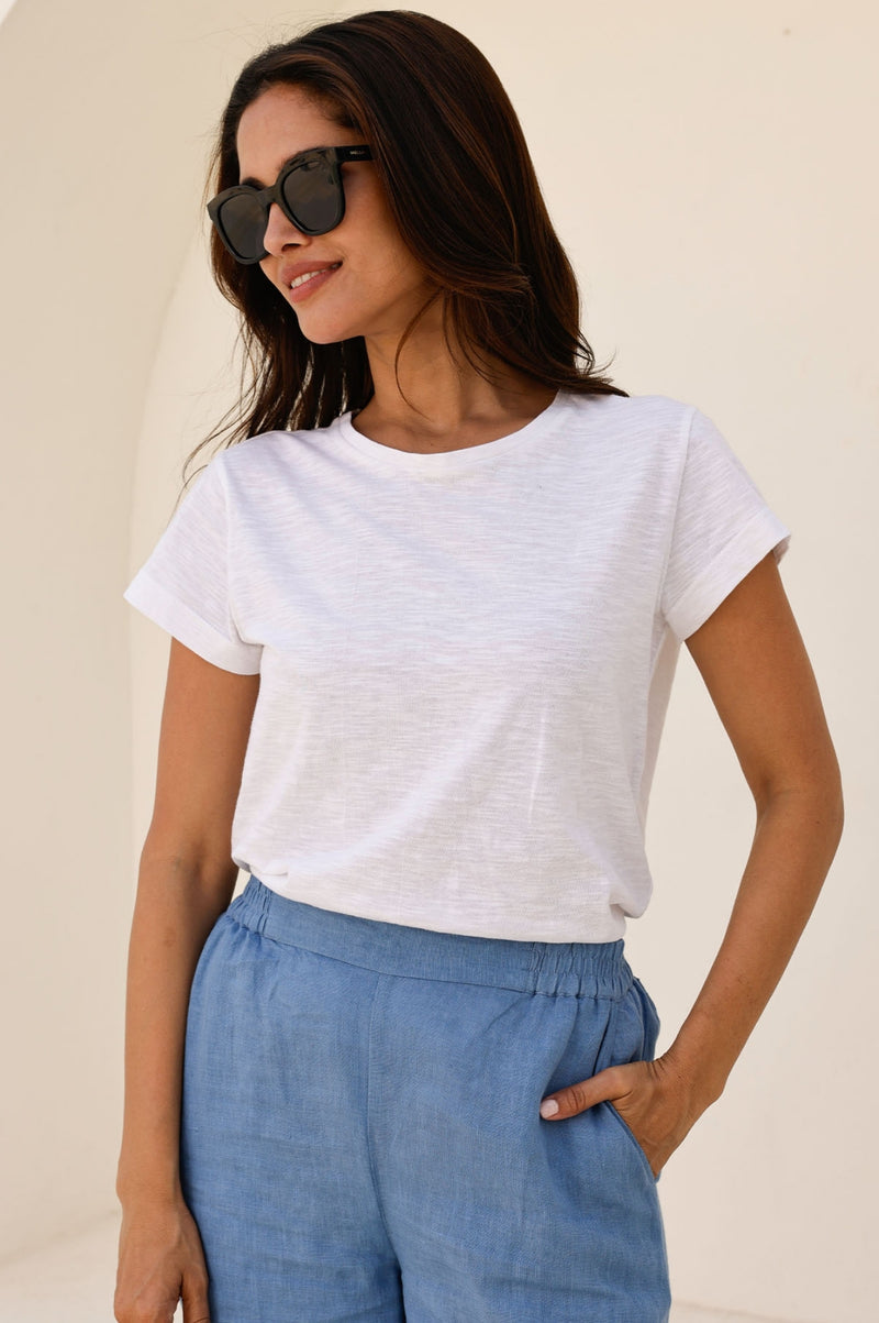 Short T-Shirt | White