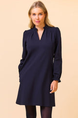 Bridie EcoVero™ Mini Dress | Navy