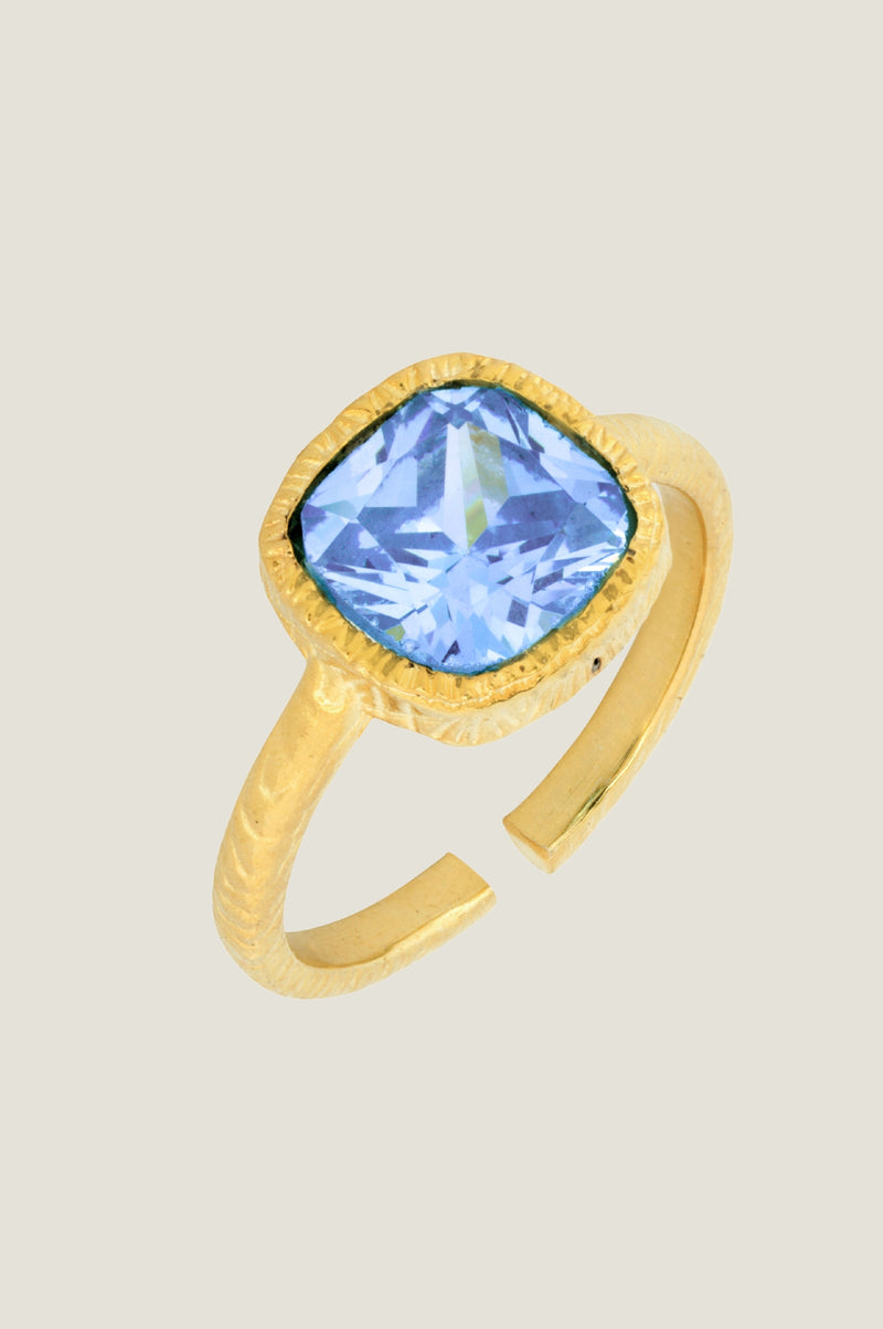 Lois Ring | Blue Topaz