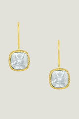 Lois Earrings | Clear Glass