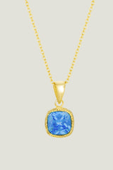 Lois Necklace | Blue Topaz