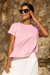 Organic Cotton T-Shirt | Pink