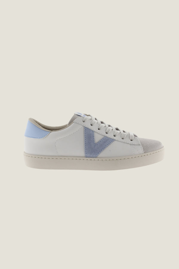 Berlin Low Top Trainer | White/Blue