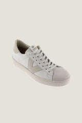 Berlin Low Top Trainer | White/Taupe