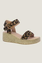 Rhodes Sandals | Leopard Print