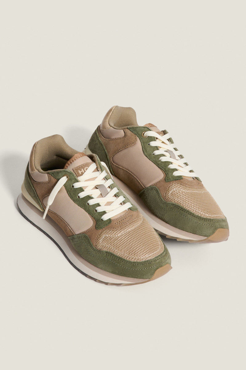 Biloxi Trainers | Khaki/Cream