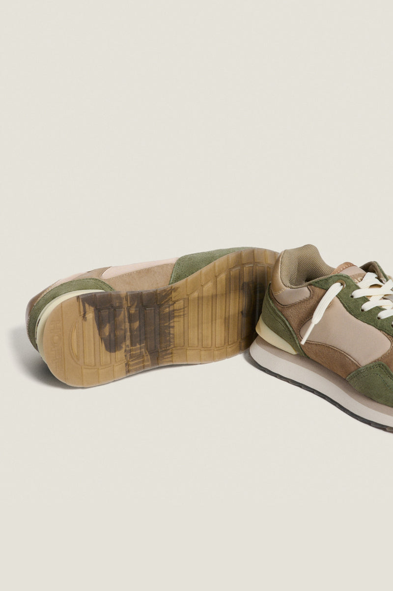 Biloxi Trainers | Khaki/Cream