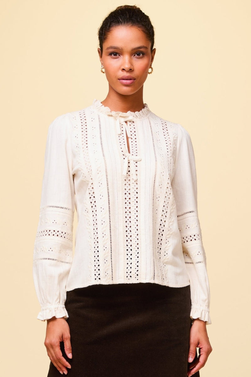 Caren Blouse | Ivory