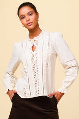 Caren Blouse | Ivory