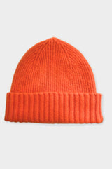 Lambswool Beanie | Orange