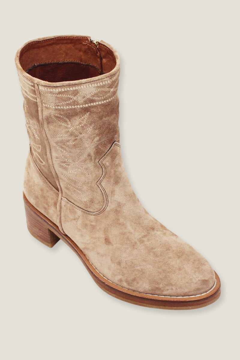 Ella Suede Boots | Camel