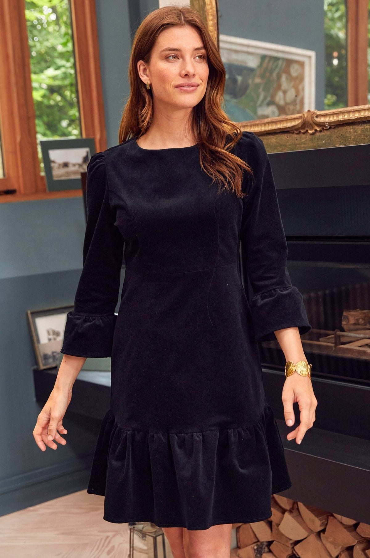 Little black cotton dress online