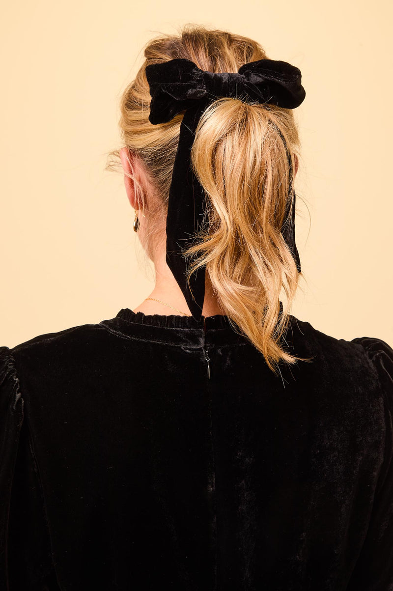 Velvet Bow | Black