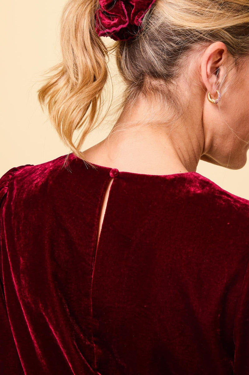 Victoria Velvet Top | Ruby