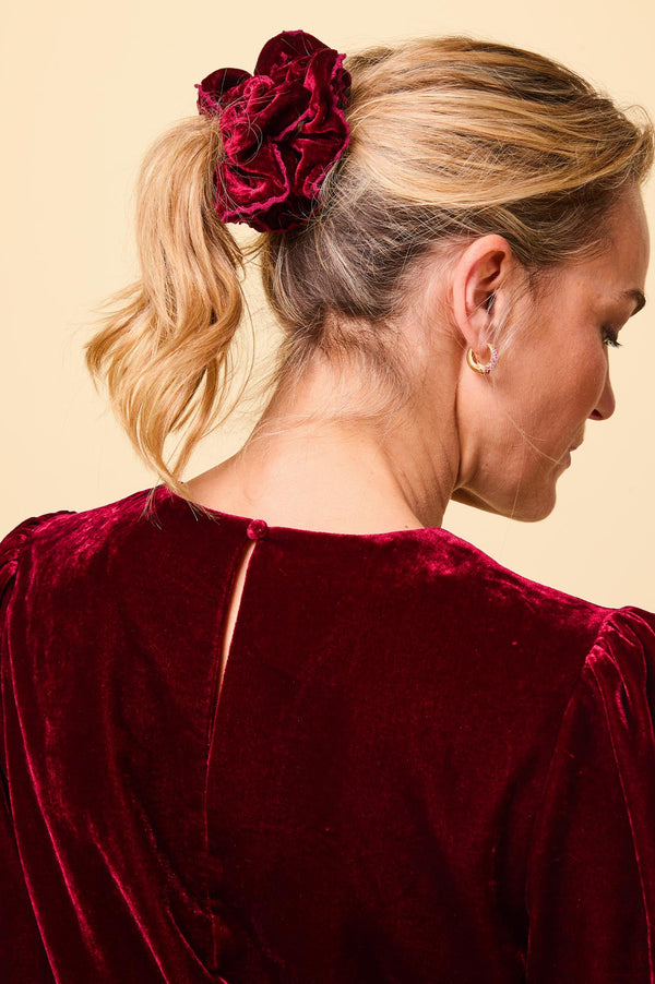 Velvet Scrunchie | Wine