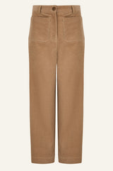 Kendal Cropped Corduroy Trouser | Camel