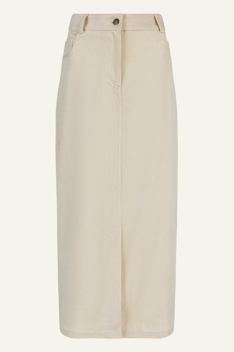 Mallory Corduroy Skirt | Cream