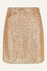 Daria Mini Skirt | Sequin Champagne Ombre