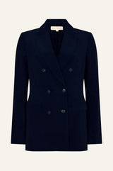 Theresa Stretch Corduroy Blazer | Ink