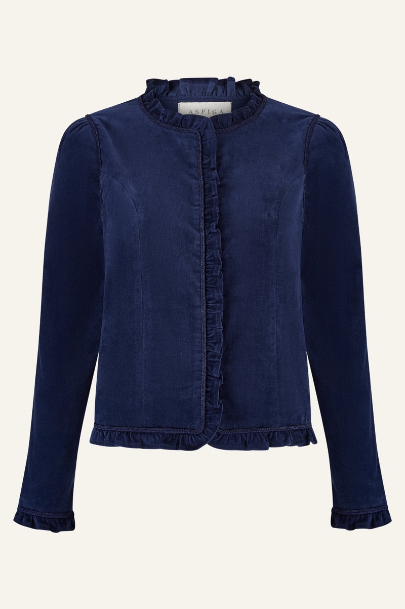 Frances Corduroy Jacket | Navy