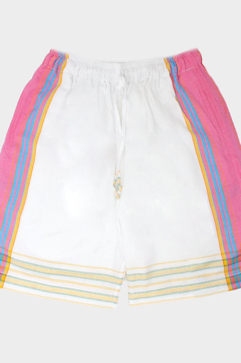 Unisex-Kikoy-Shorts-White-Pink