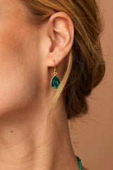 Ava Earrings | Green