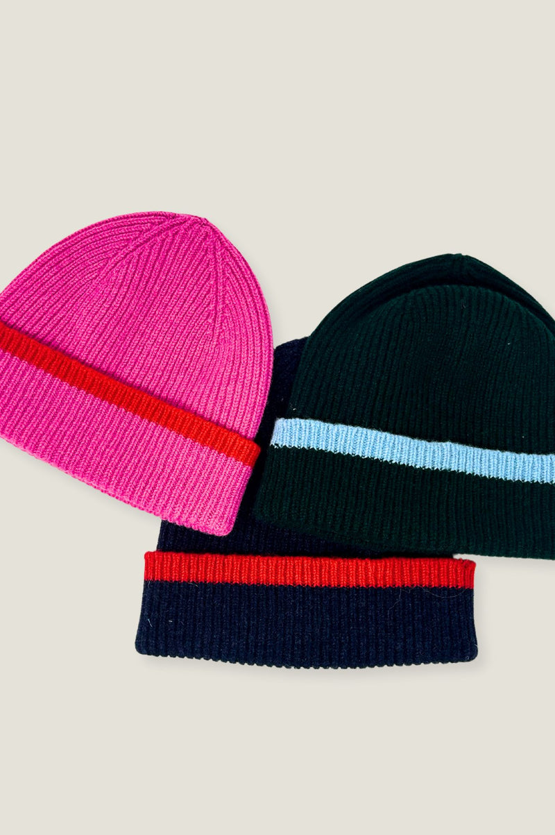 Kew Rib Hat | Pink/Red