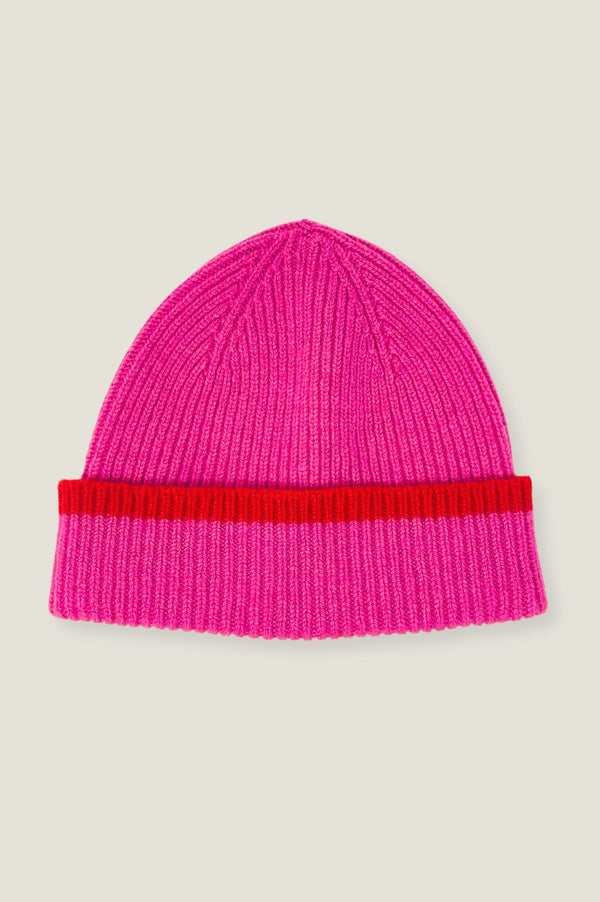 Kew Rib Hat | Pink/Red