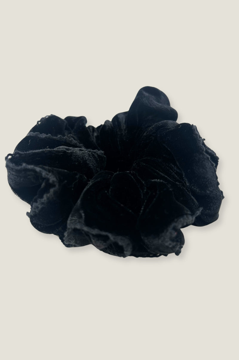 Velvet Scrunchie | Black