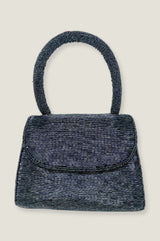 Beaded Handbag | Navy/Bullet