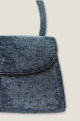 Beaded Handbag | Navy/Bullet