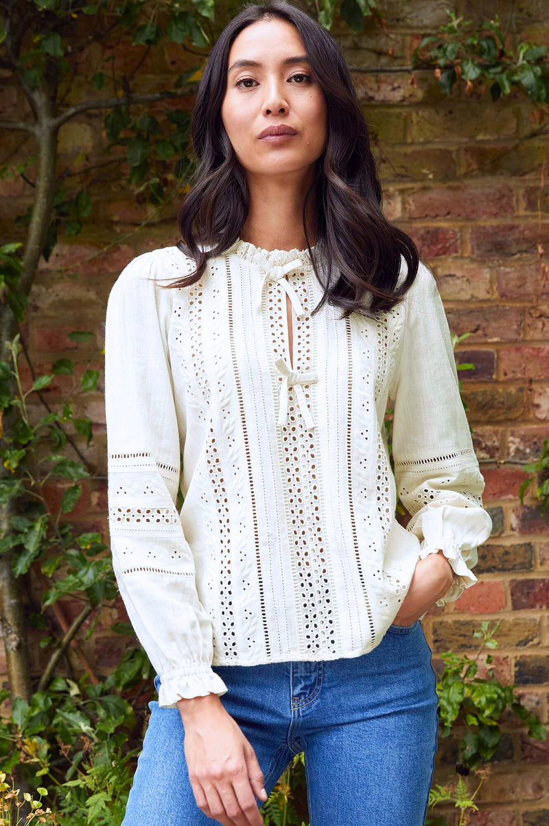 Caren Blouse | Ivory