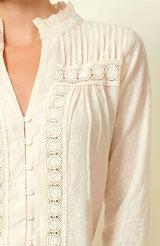 Carrie Blouse | Cream