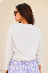 Merino Wool Classic Cardigan | Ivory