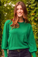 Merino Wool Crew Neck Jumper | Fern