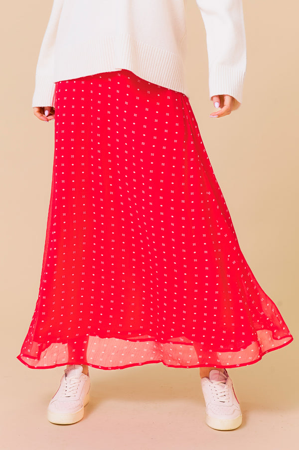 Kate Skirt | Polka Dot Red/White