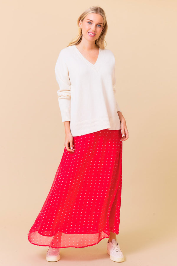 Kate Skirt | Polka Dot Red/White